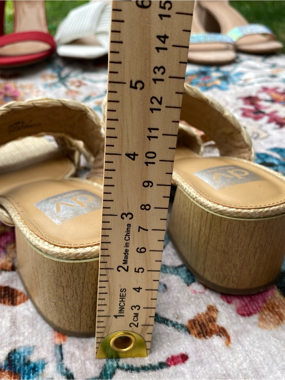 Dolce Vita Braided Cream Double-Strap Slide Mules - Picture 4 of 6